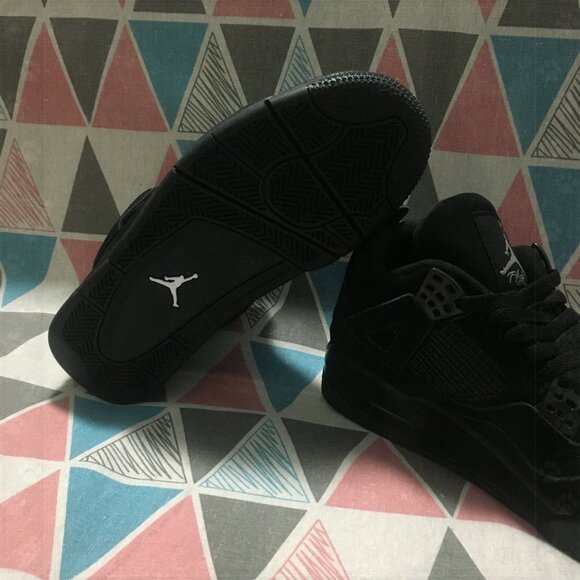 Black cat air Jordan 4 retro - Picture 3 of 5